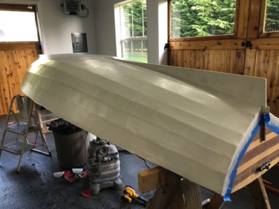  8/16/18 - The first coat of primer is applied. 