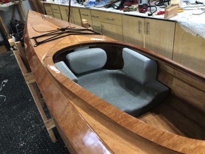  3/8/19 - The upgraded seat is installed. 