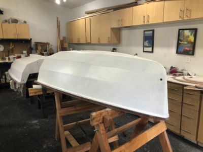  11/9/19 - The first coat of primer is applied. 