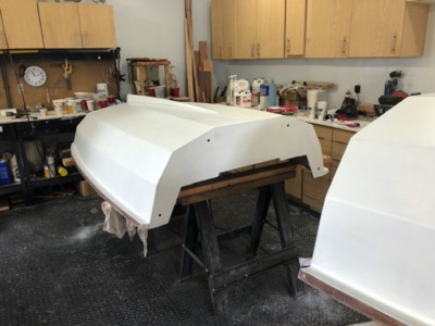  11/10/19 - The second coat of primer is applied. 