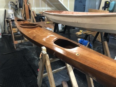  5/7/20 - Several coats of varnish have been applied. 