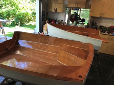  9/2/20 - Several coats of varnish have been applied. 