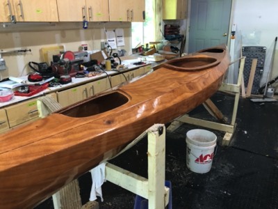  5/7/20 - The deck has two coats of varnish. 