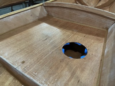  The cockpit decks are filleted.  