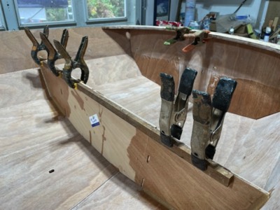  10/25/22 - The aft seat bulkhead is filleted. 