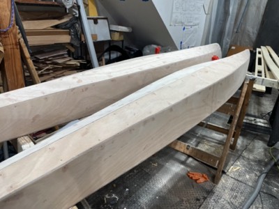  10/21/22 - Both amas are sanded. 