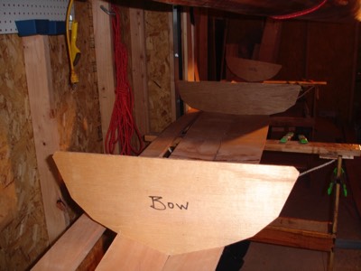  The boat begins to take shape. 