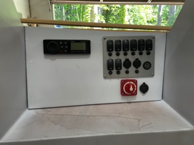  5/15/21 - The electrical panel is mounted. 
