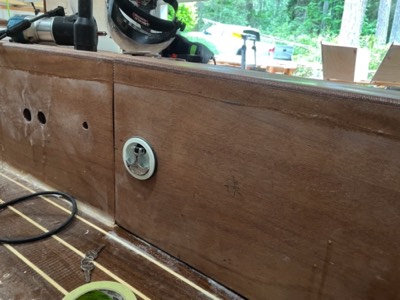  7/14/21 - Locking hatch handles are installed.  