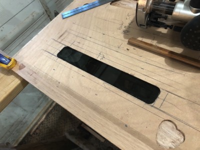  10/23/20 - A test piece for mounting flush windows.  