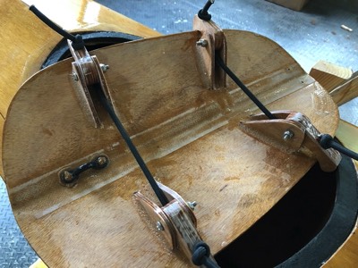  The strapless hatch system is ready for use. 