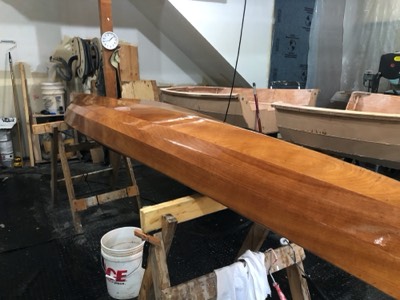  6/5/20 - Several coats of varnish have been applied. 