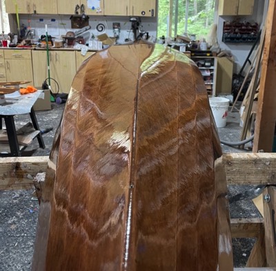  6/25/23 - Third coat of varnish. 