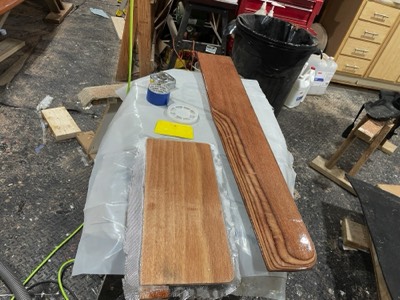  Rudder trunk and rudder are fiberglassed. 