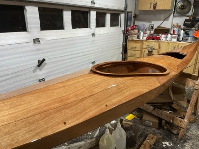  11/18/24 -  The final coat of varnish is applied. 